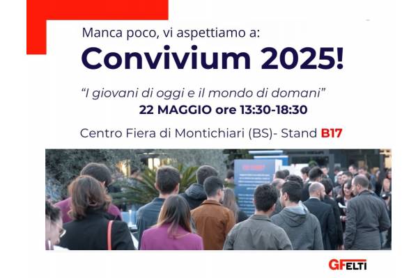 GF-ELTI at Convivium 2025: innovation and STEM careers at Montichiari Exhibition Centre